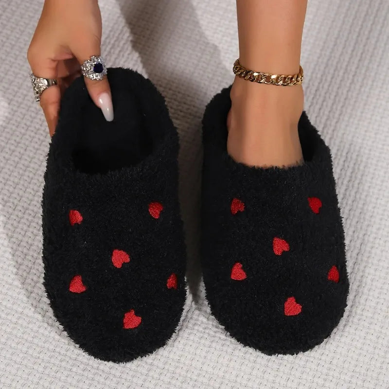 Heart-Shaped Slippers