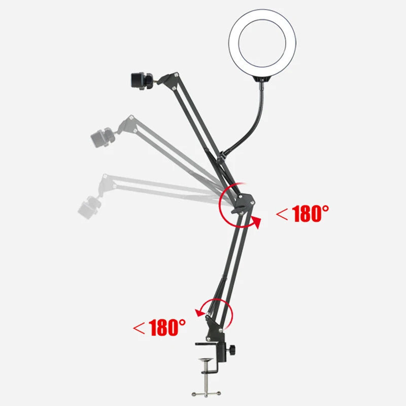 Overhead Tripod with Ring Light