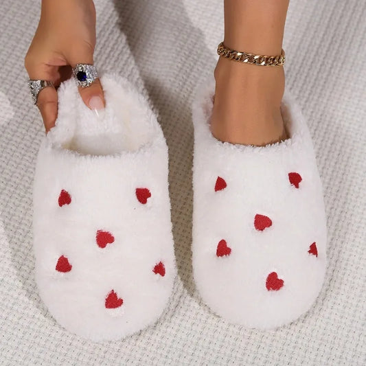 Heart-Shaped Slippers