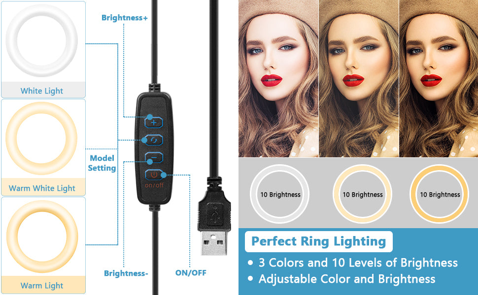 Overhead Tripod with Ring Light